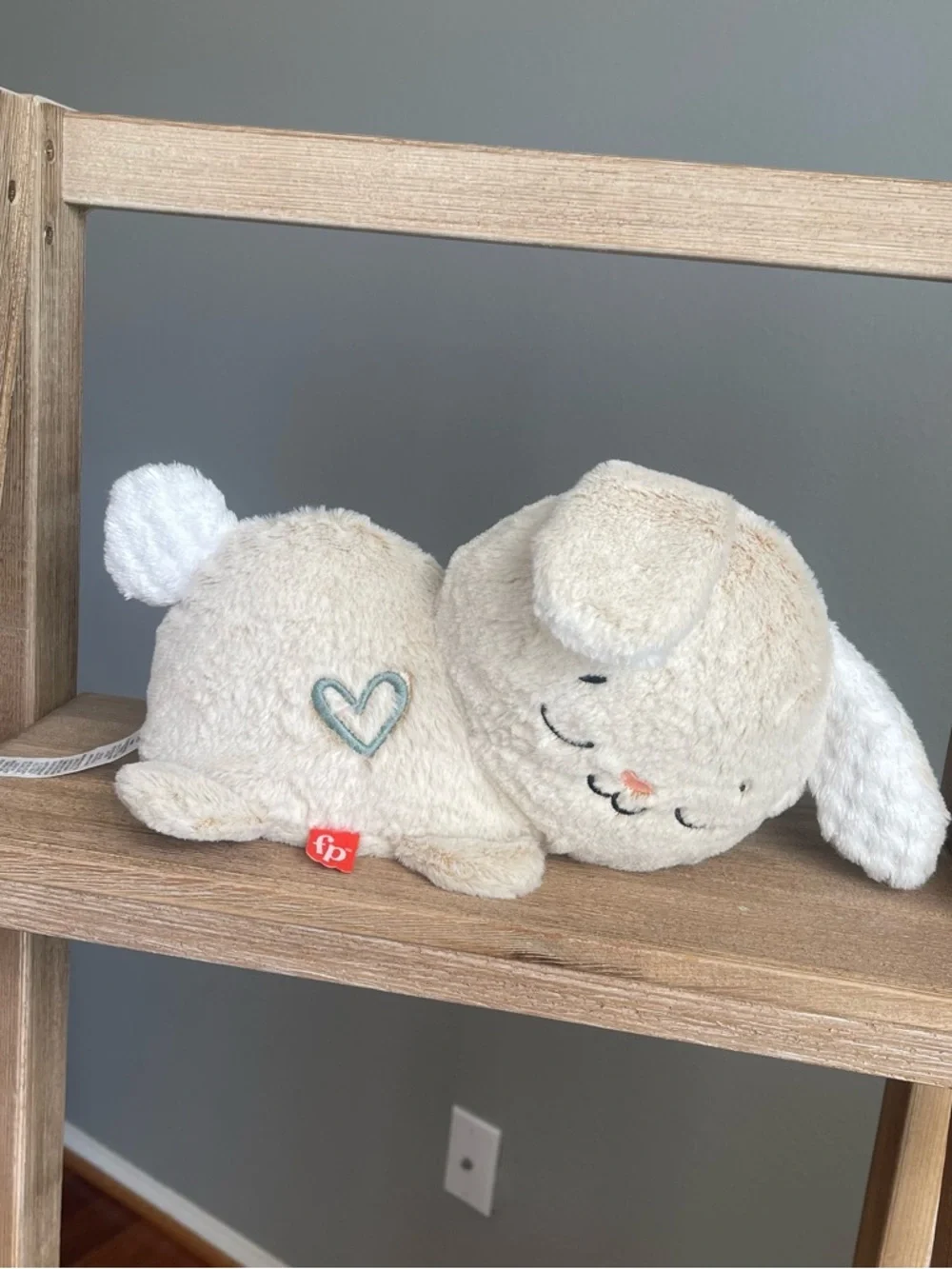 Fisher-Price Soothe & Settle Bunny Baby Sound Machine Plush Toy Music & Motion